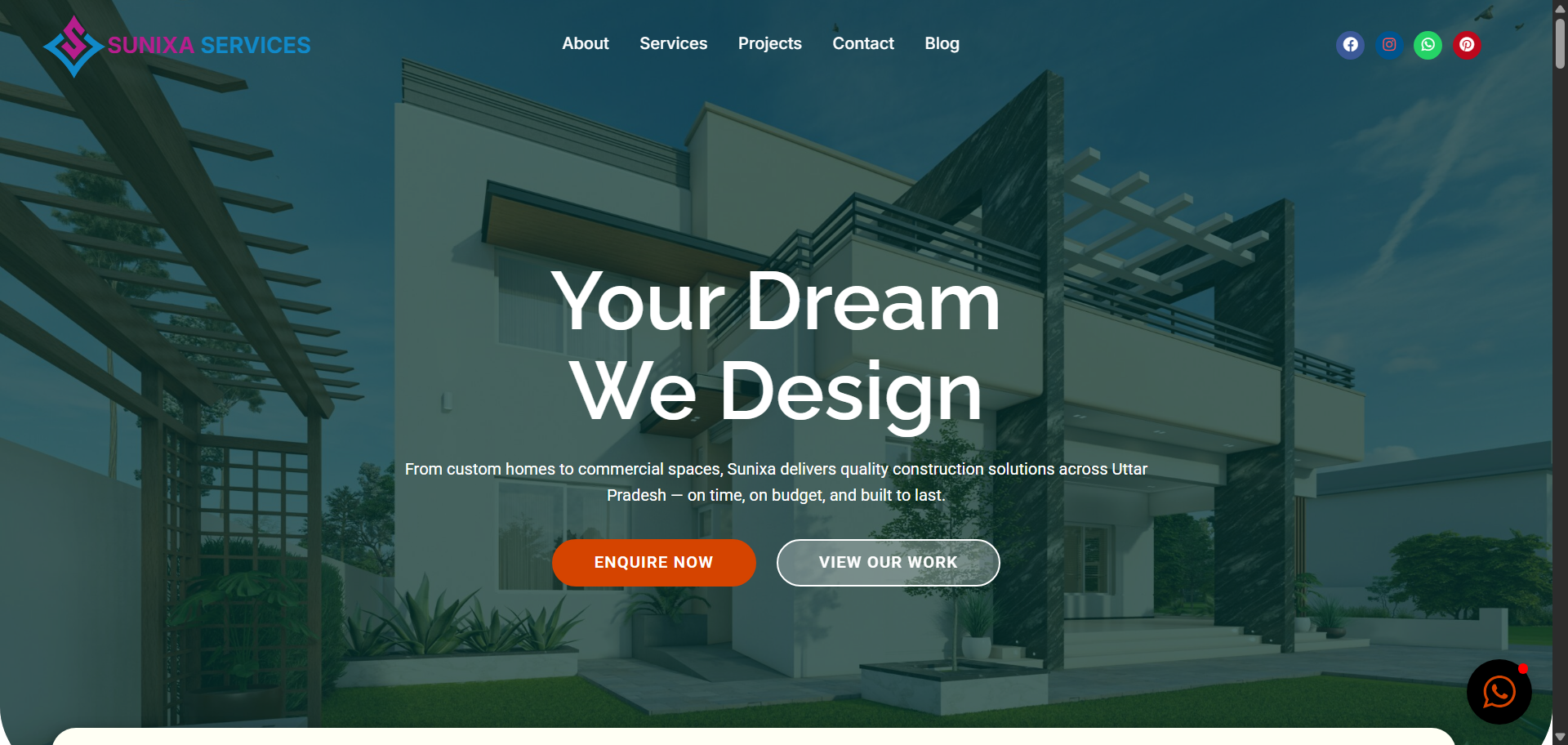 Sunixa Services – Business Website